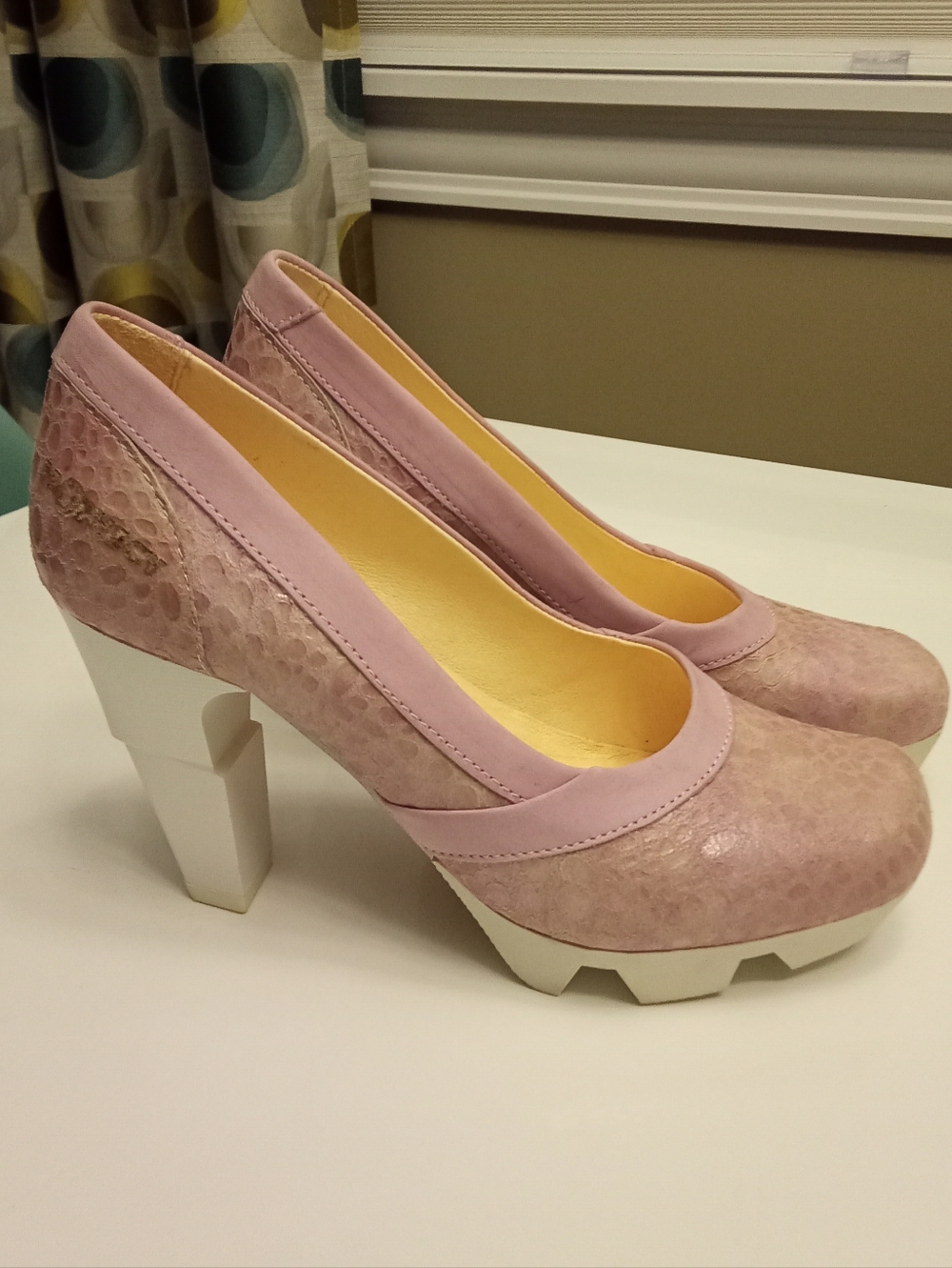 Blush Animal Print Heels